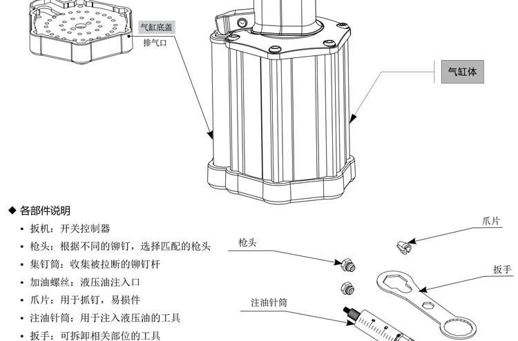 鉚釘槍原理構(gòu)造